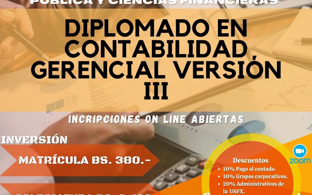 DIPLOMADO EN CONTABILIDAD GERENCIAL, VERSIÓN III