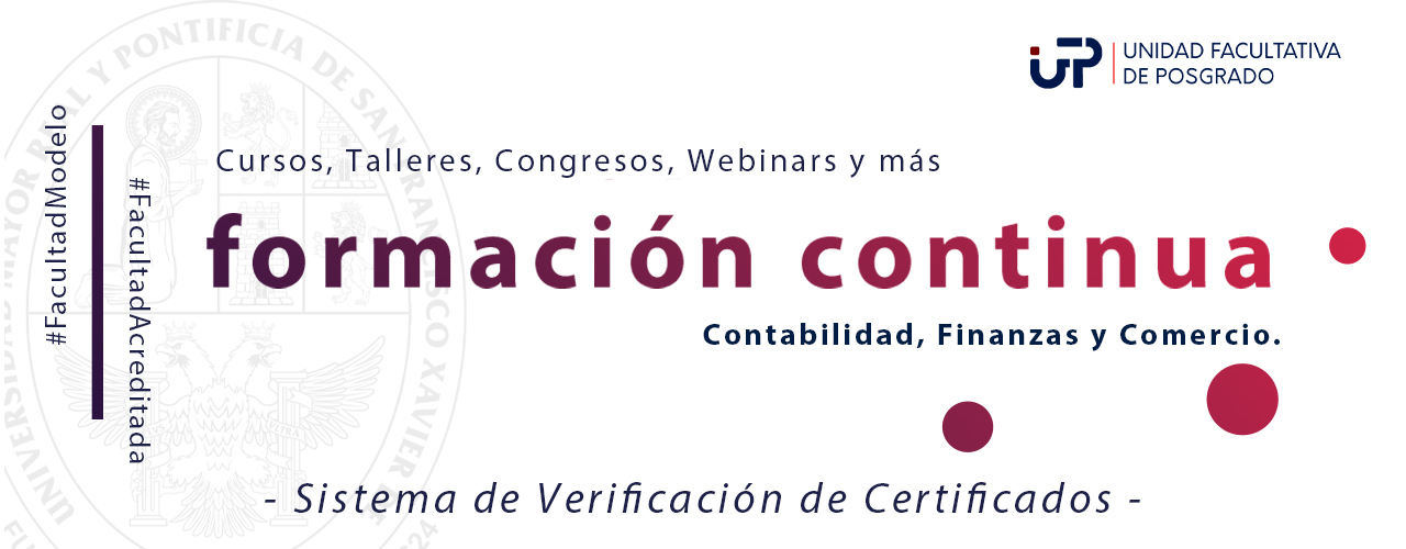 Imagen superior verificación